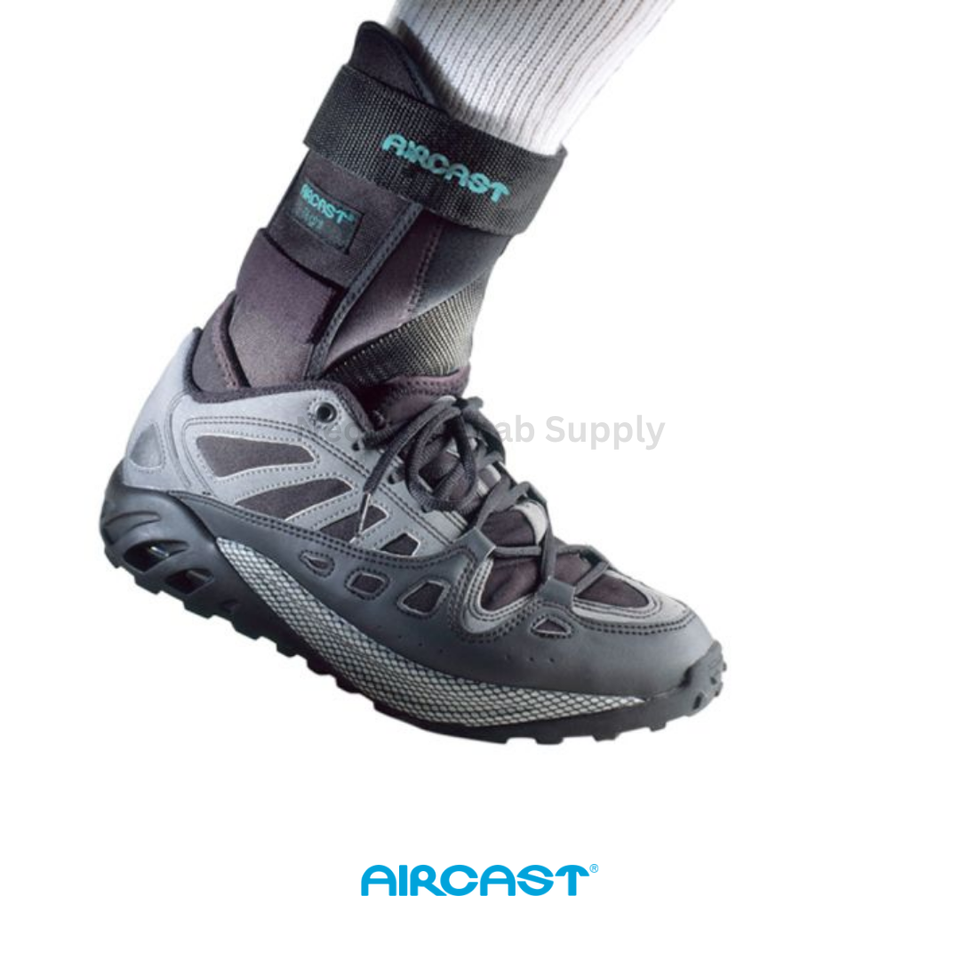 Aircast Airsport ankle brace provides comfortable support and stability for ankle sprains, injury recovery, and active daily use.