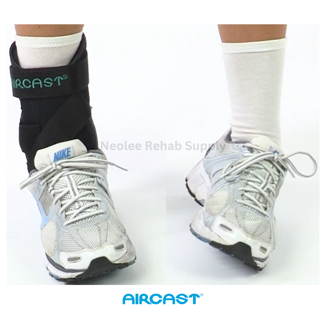 Aircast Airsport ankle brace provides comfortable support and stability for ankle sprains, injury recovery, and active daily use.