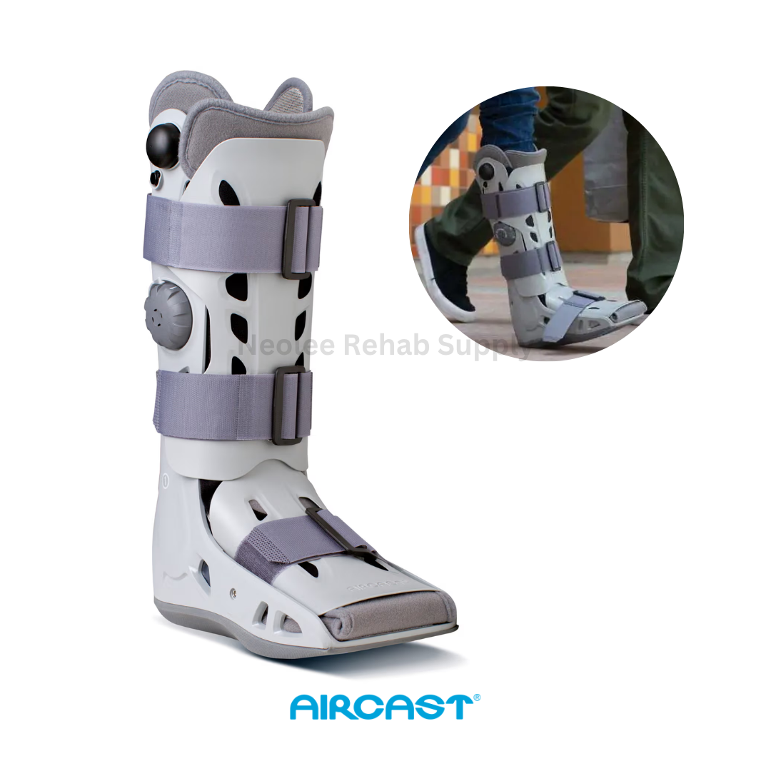 Aircast AirSelect Elite walker boot with advanced support and cushioning for foot and ankle injury recovery