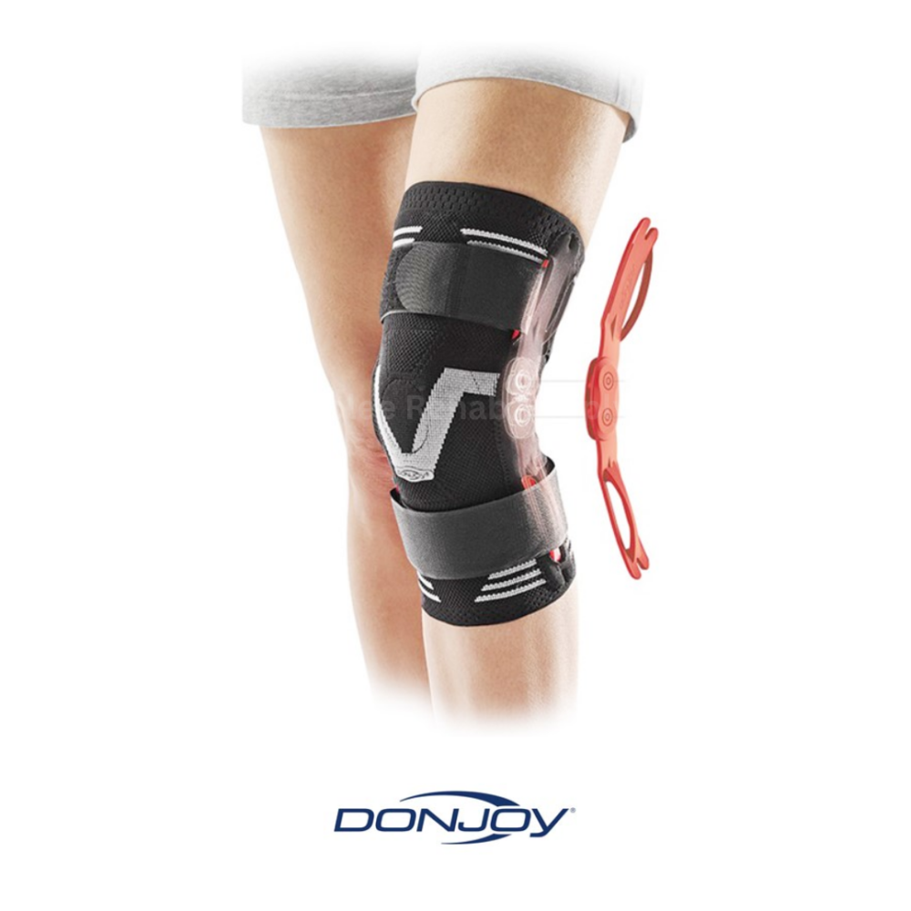 DonJoy Stabilax knee brace providing compression and support for knee stability and injury prevention