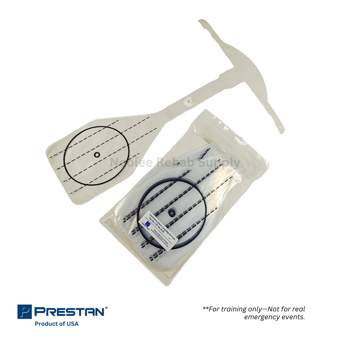 Prestan Professional Adult Series 2000 Manikin Ventilation Lung Bags, 50-Pack