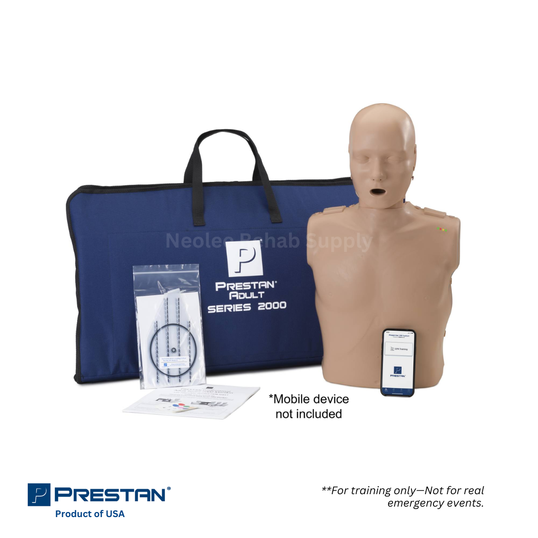 Prestan Professional Adult Series 2000 CPR manikin with advanced feedback and realistic training features