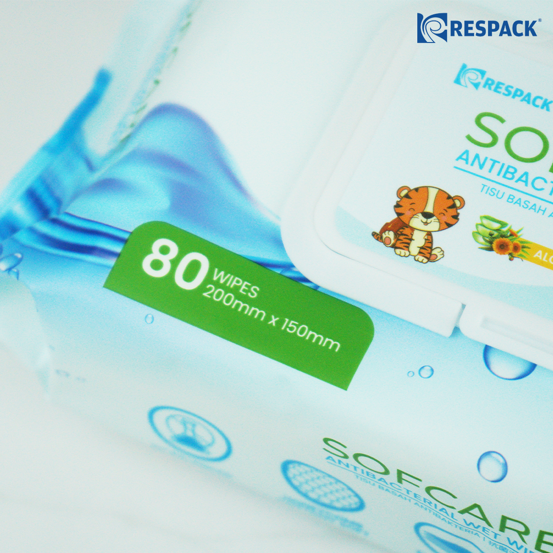 SOFCARE antibacterial wipes for hygienic cleaning and surface disinfection