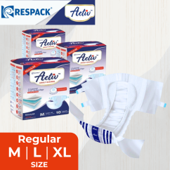 Activ REGULAR adult diapers M, L, XL size absorbent protection for daily incontinence care