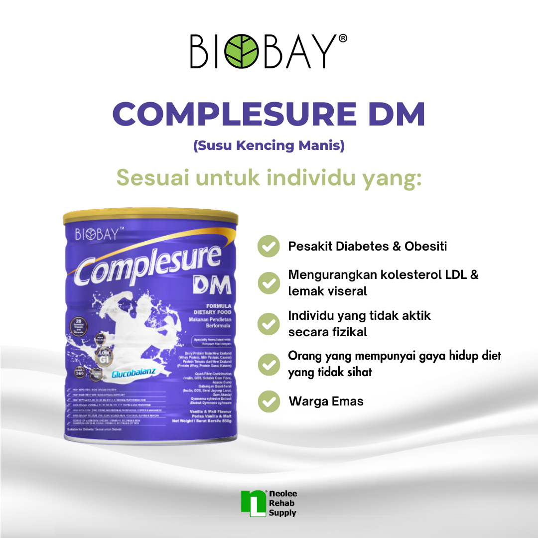 Biobay Complesure DM (850g) - Diabetic Milk:圖片 3