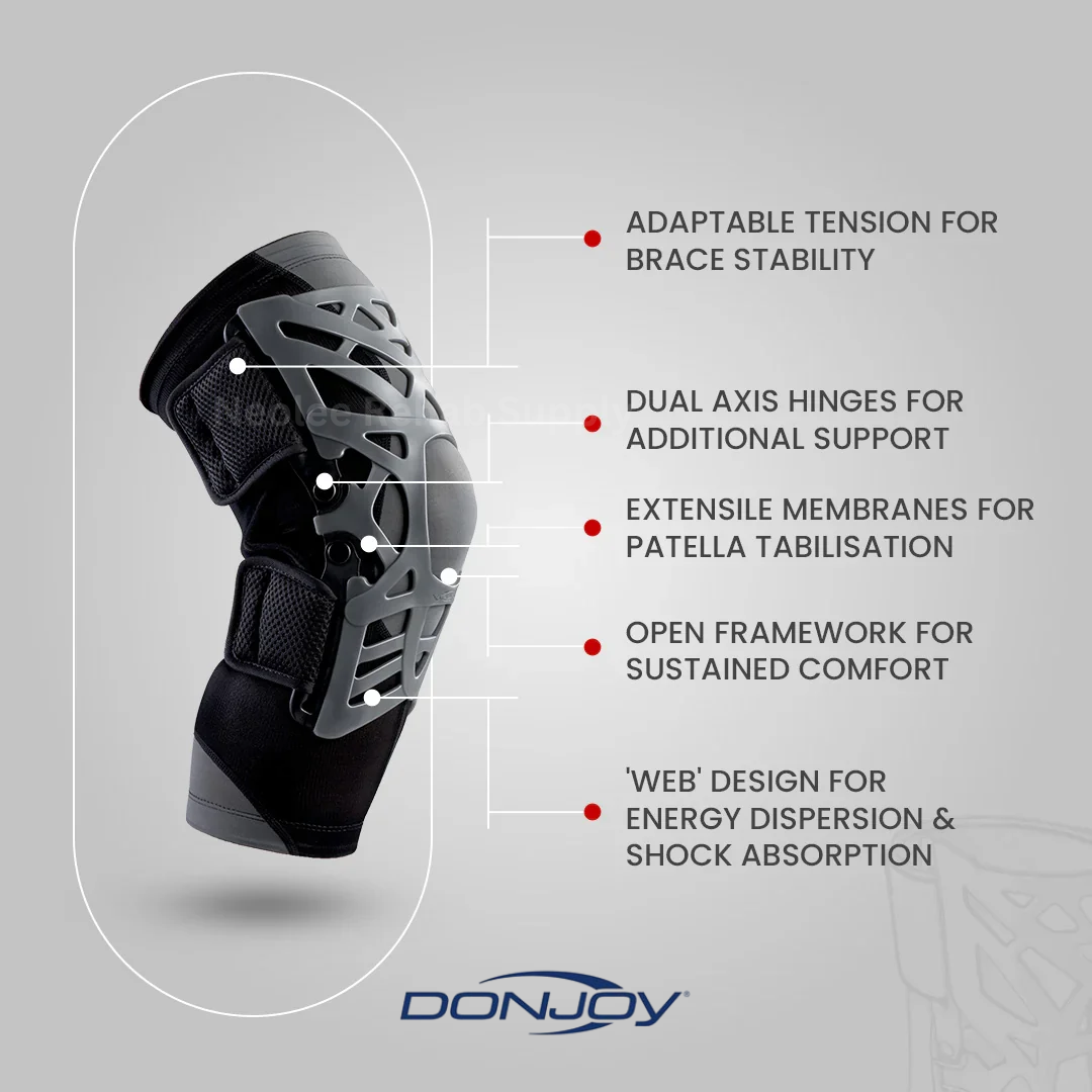 Features of Donjoy Reaction Web Knee Brace