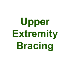 Upper Extremity Bracing