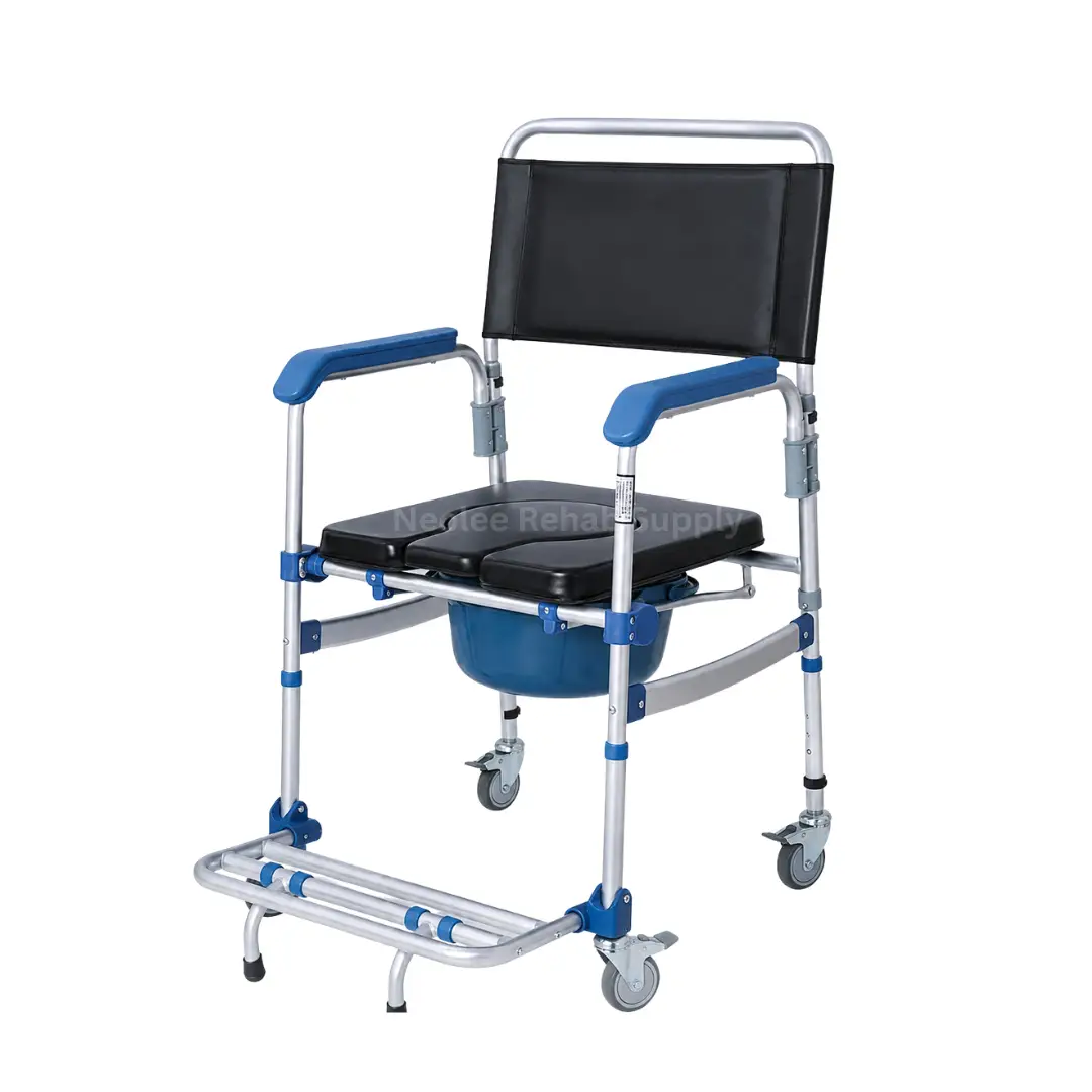 Shower Commode Aluminium Chair