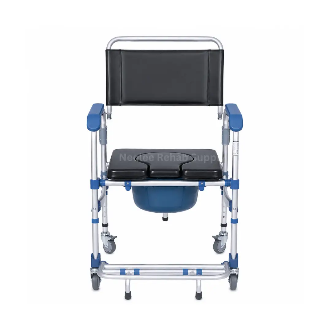 Shower Commode Aluminium Chair - Image 6