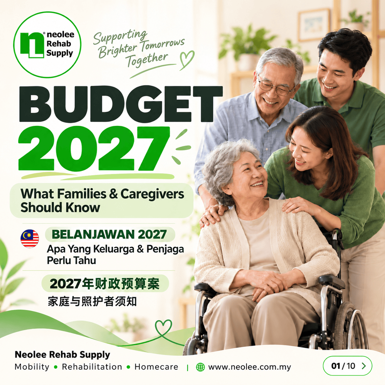 neolee cover photo for malaysia budget 2027 in 3 languages